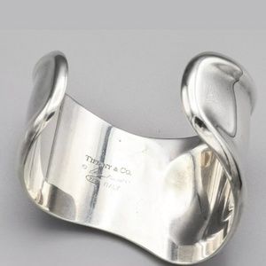 Tiffany & Co Elsa Peretti Sterling Silver Bone Cuf